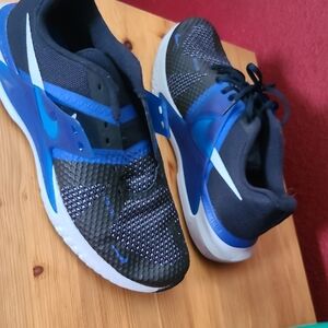 Nike Blue and Black Athletic Shoes